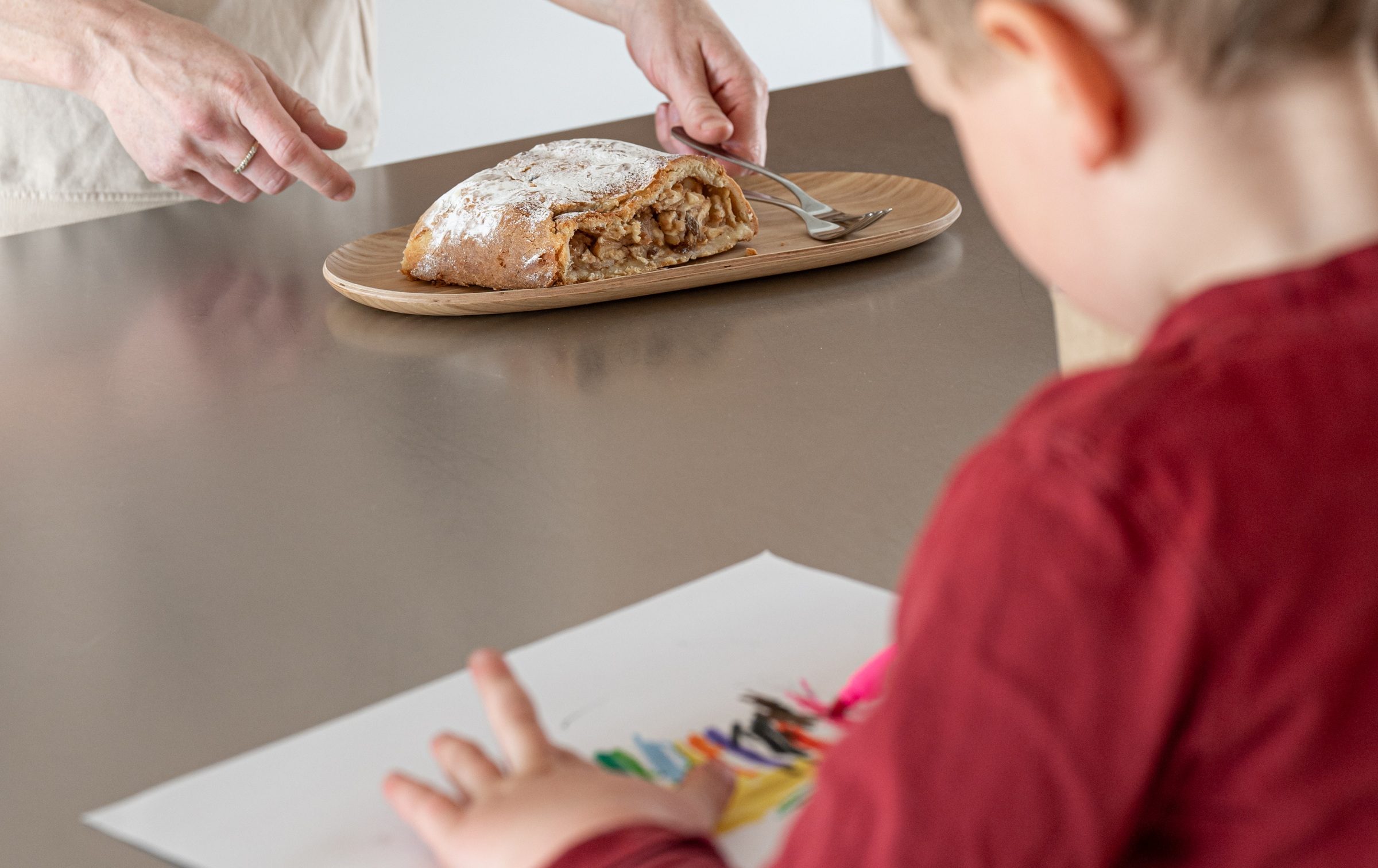 Kücheninsel mit Strudel