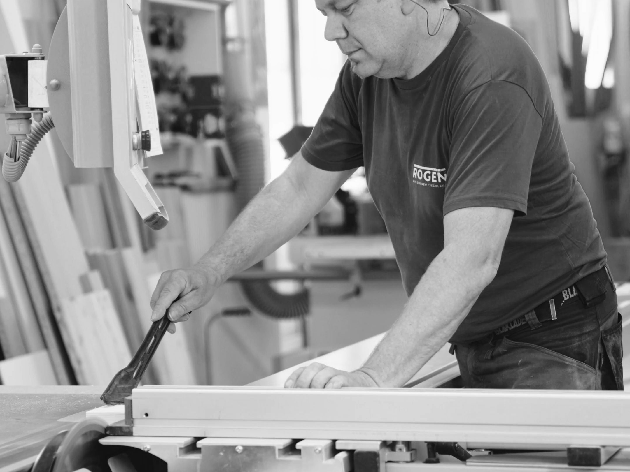 Handwerk in der Werkstatt von Möbel Rogen