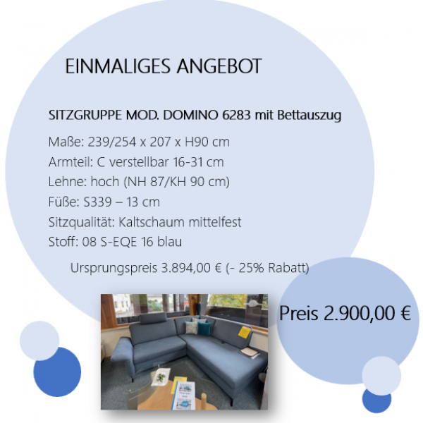 Couch Mod. Domino 6283