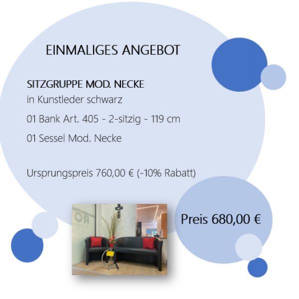 Sitzgruppe Mod. Necke