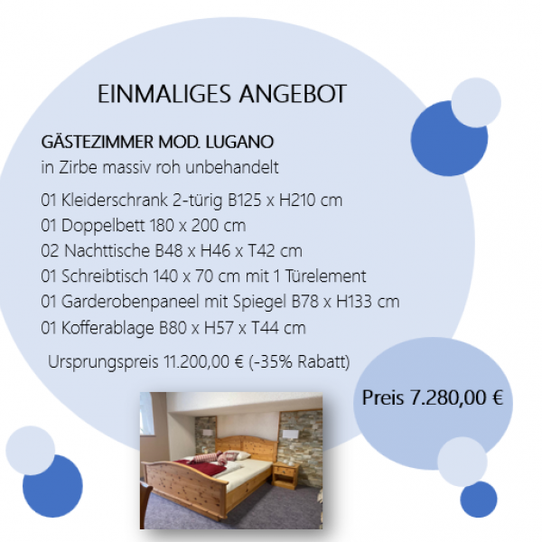 Gästezimmer Mod. Lugano 