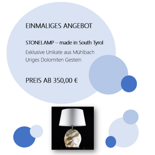 My Stonelamp - made in South Tyrol